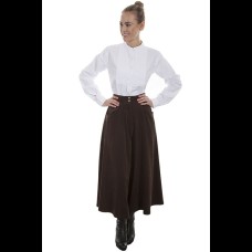 Scully Sueded Ladies Riding Skirt Brown